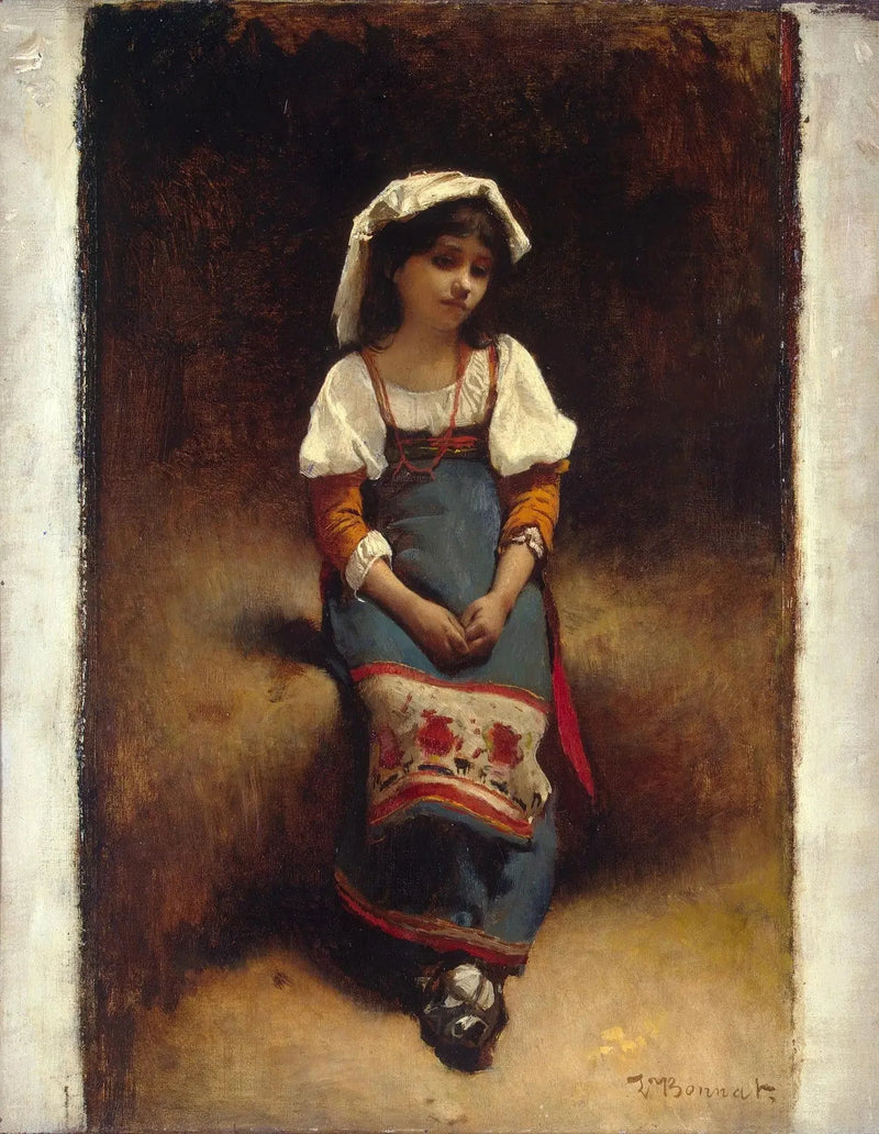 Italiensk kvinde - Léon Bonnat