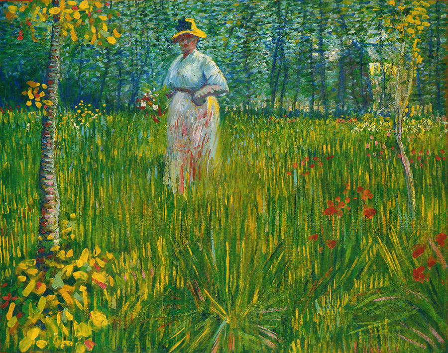 Kvinde i en have - Vincent van Gogh