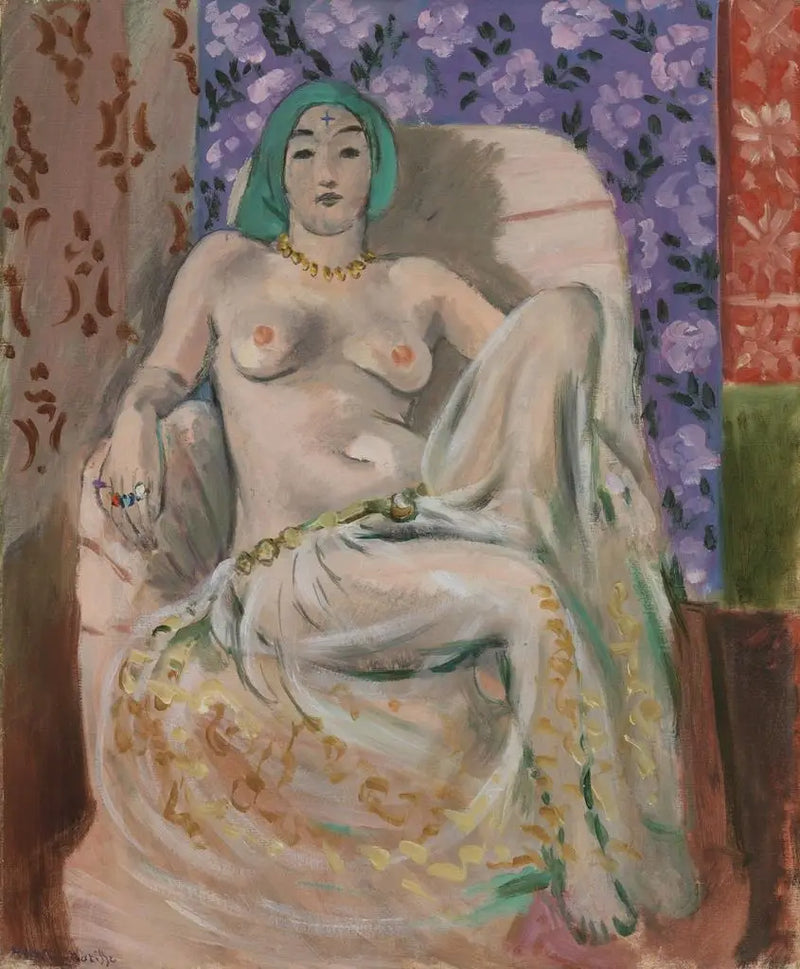 Maurekvinde (Det løftede knæ) [Maurekvinde (Det løftede knæ)] - Henri Matisse