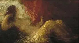 Nøgen kvinde liggende - Henri Fantin-Latour