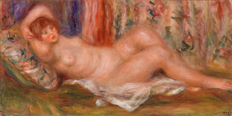 Nøgen kvinde liggende på ryggen - Pierre-Auguste Renoir