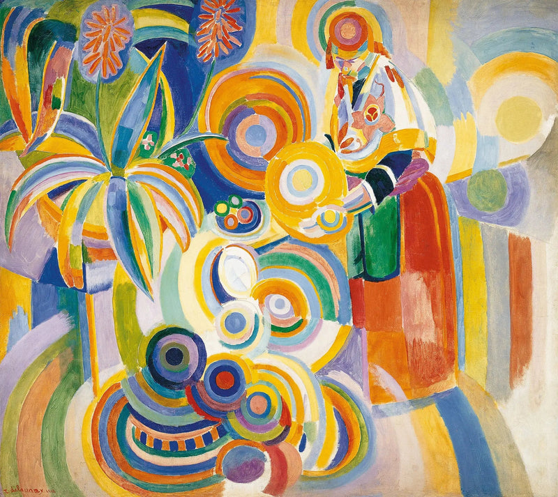 Portugisisk kvinde - Robert Delaunay