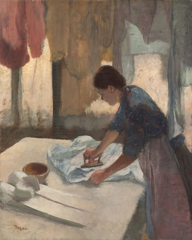Kvinde der stryger - Edgar Degas
