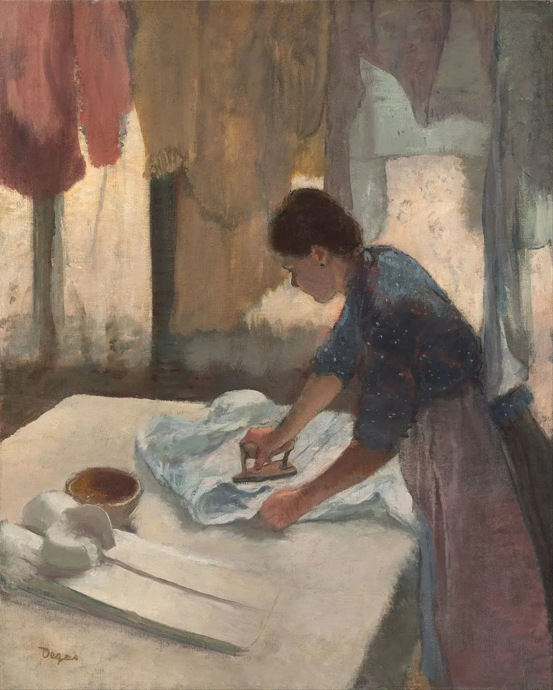 Kvinde der stryger - Edgar Degas