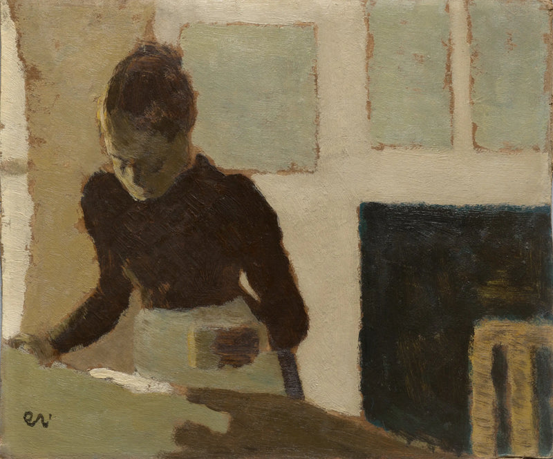 Kvinde stryger - Édouard Vuillard