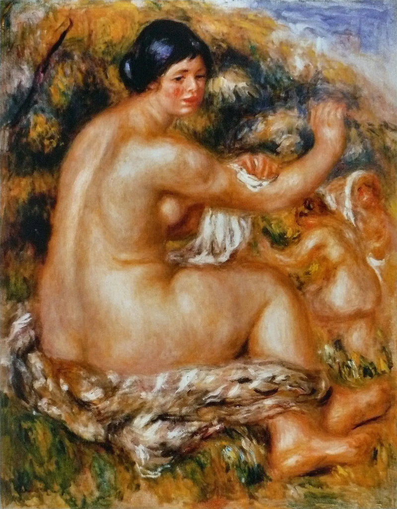 Kvinde der tørrer sig - Pierre-Auguste Renoir