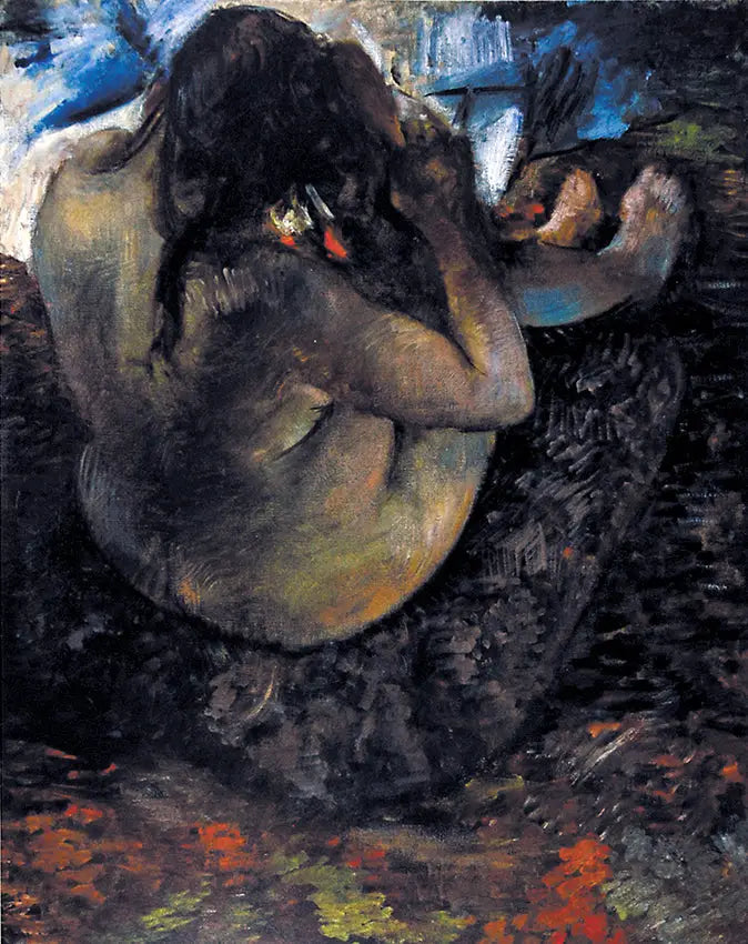 Femme se coiffant - Edgar Degas image 1 reproduction d’œuvre d’art à l’huile