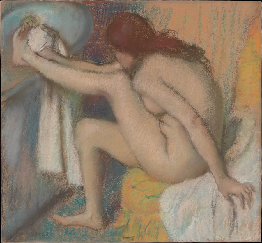 Kvinde der tørrer sine fødder - Edgar Degas