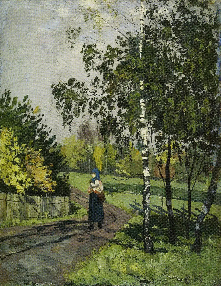 Kvinde på en landevej - Edvard Munch