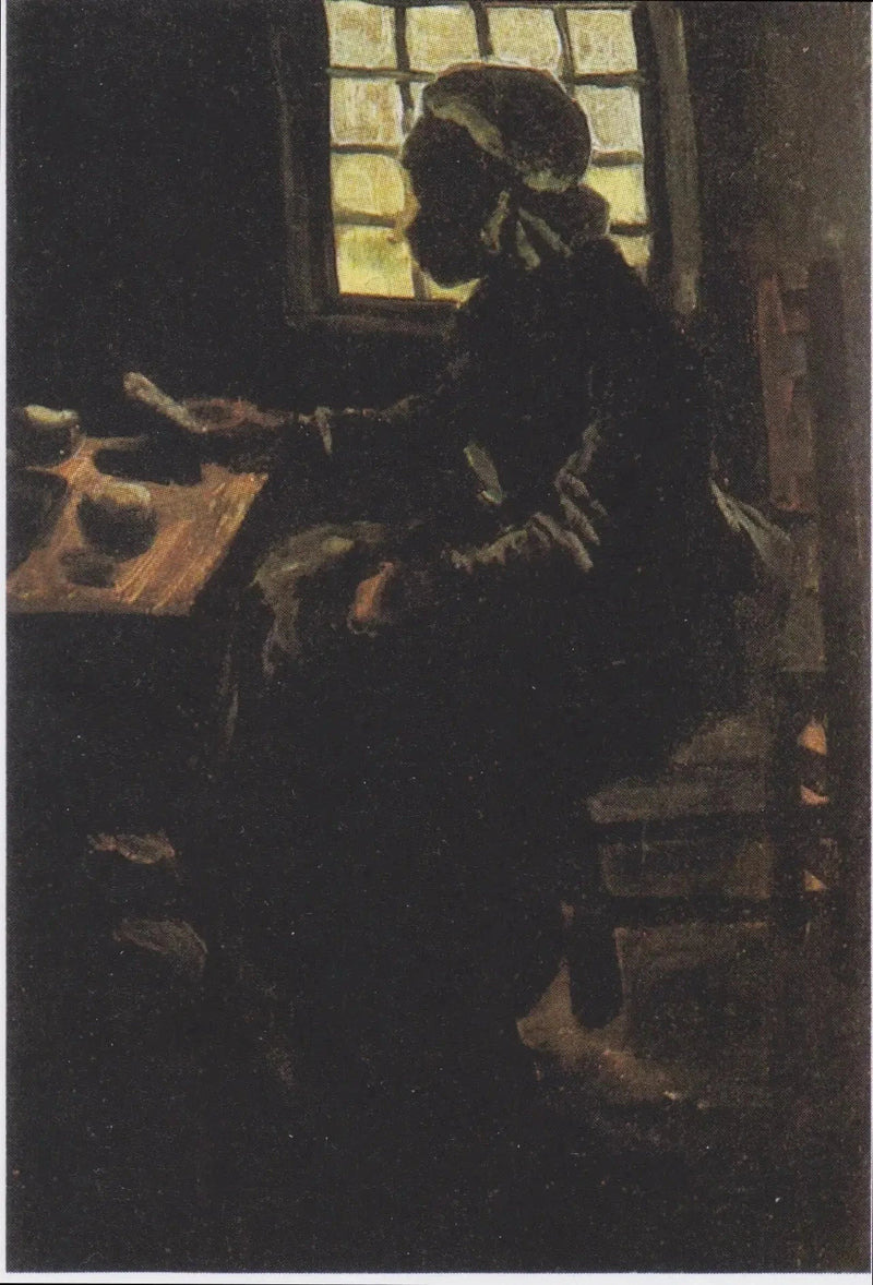 Kvinde ved bordet - Vincent van Gogh