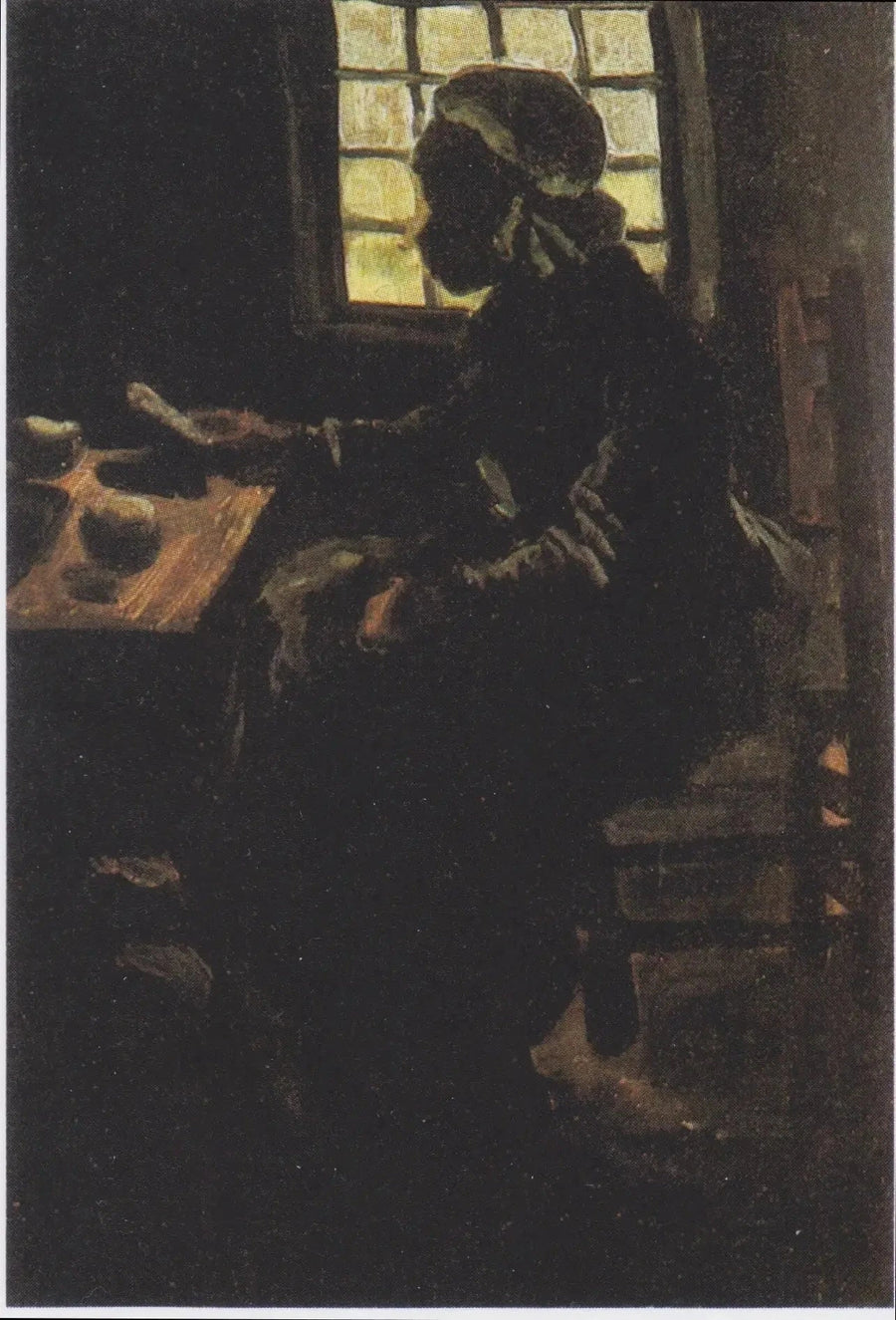Kvinde ved bordet - Vincent van Gogh