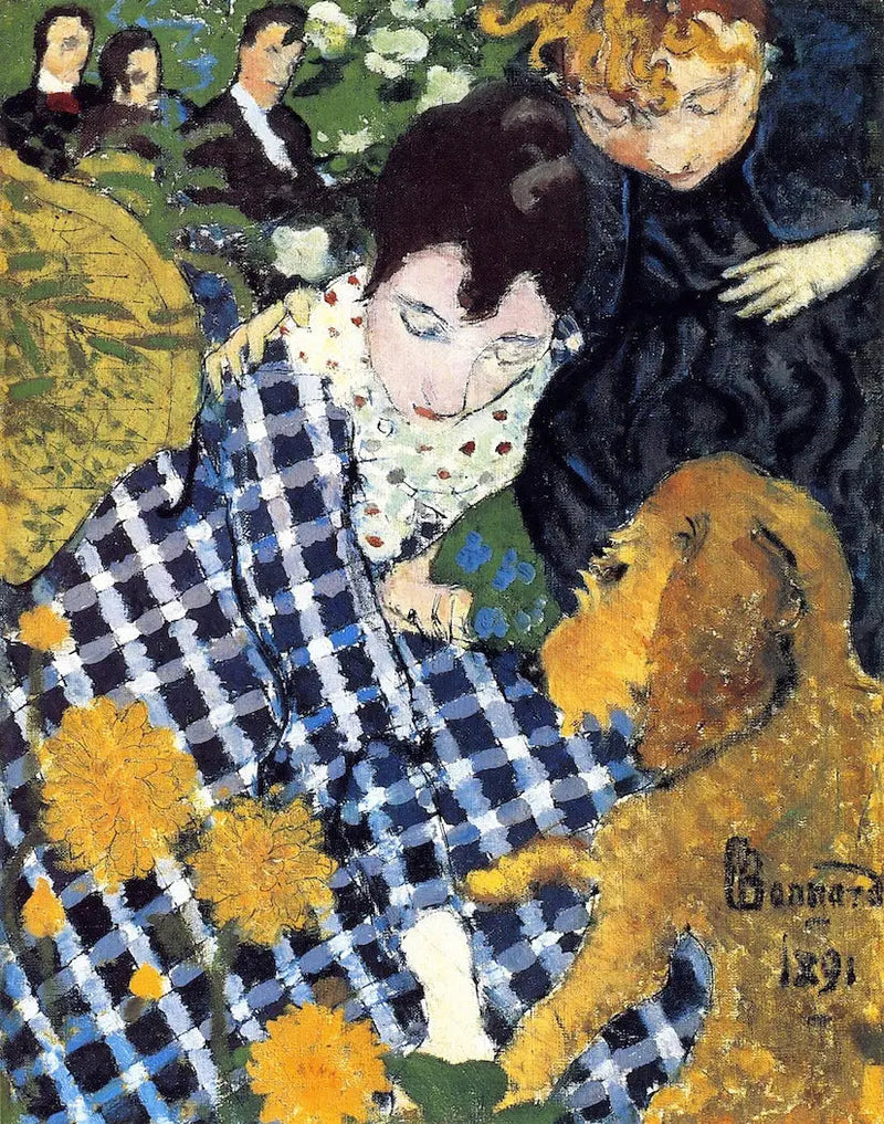 Kvinder med hund - Pierre Bonnard
