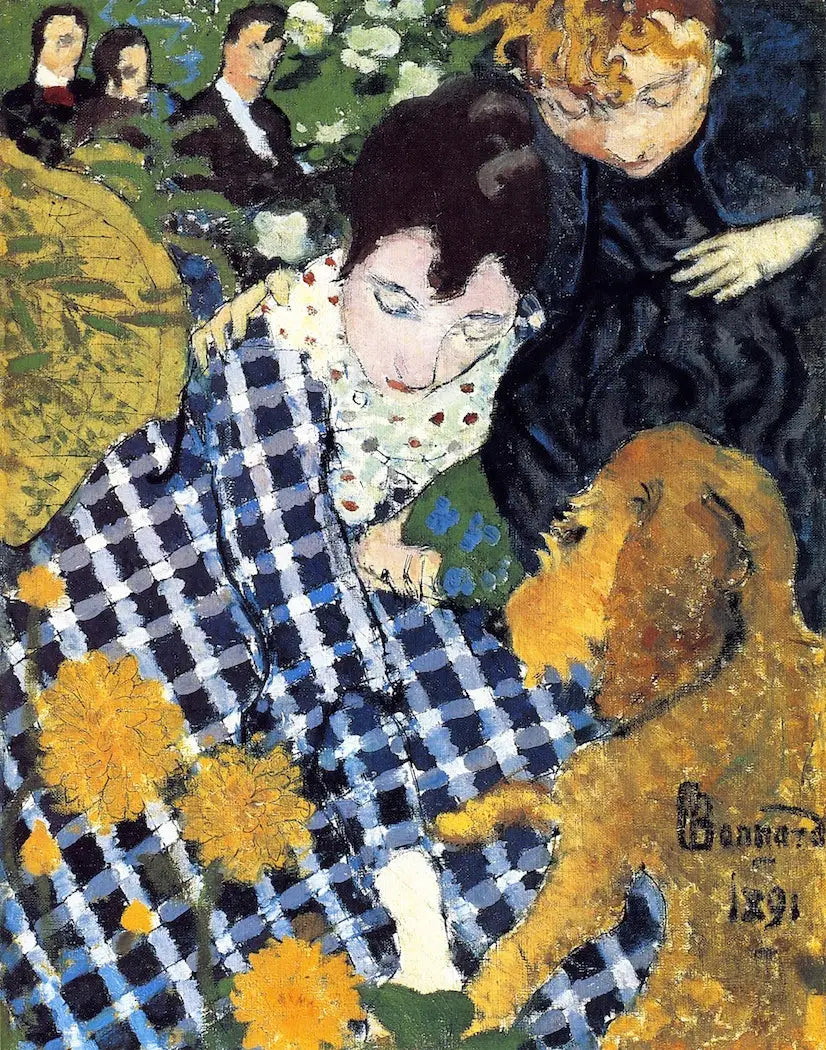 Kvinder med hund - Pierre Bonnard