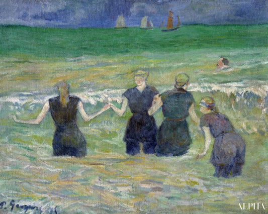 Femmes se baignant - Paul Gauguin - Reproductions de tableaux et peintures haut de gamme