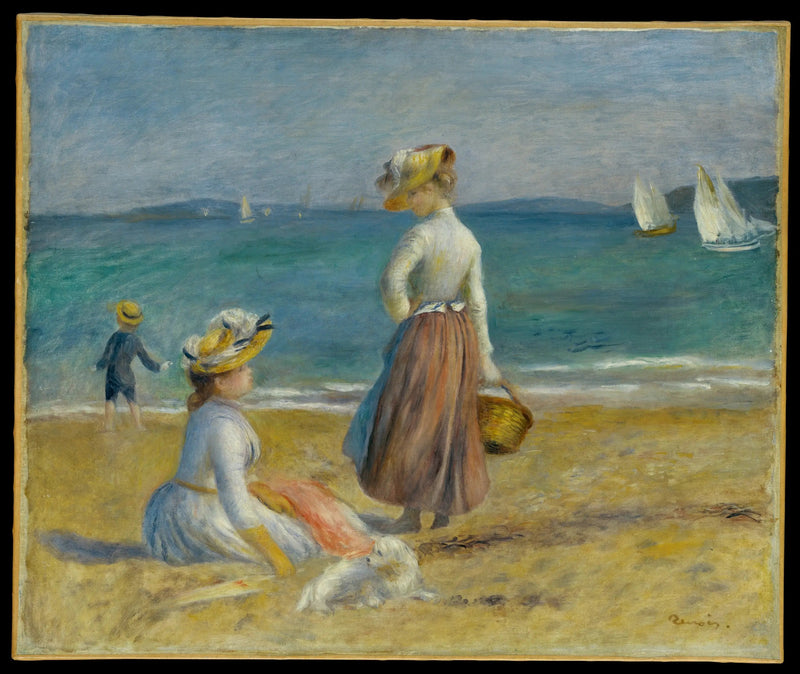 Kvinder på Stranden - Pierre-Auguste Renoir