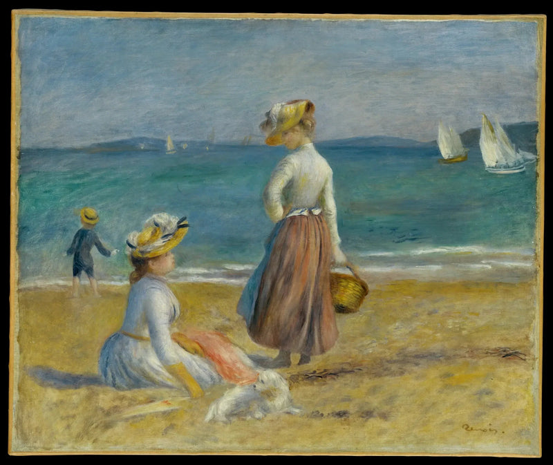 Kvinder på Stranden - Pierre-Auguste Renoir