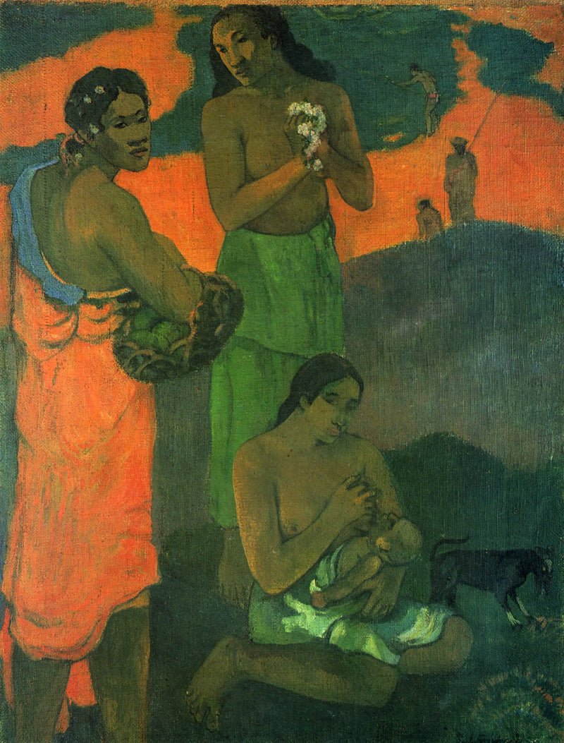Kvinder ved havets bred - Paul Gauguin