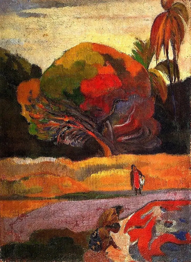 Tahitianske kvinder ved floden - Paul Gauguin