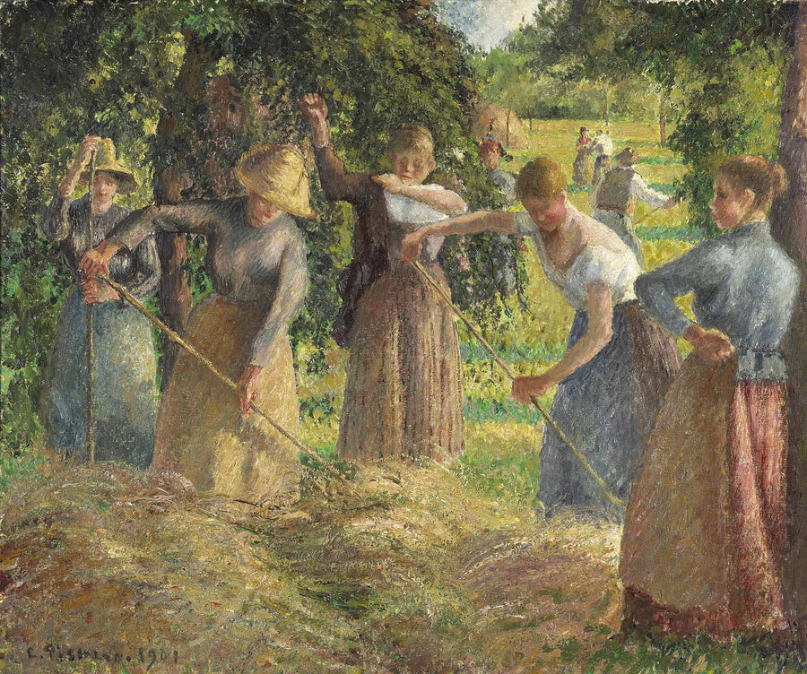 Høsten i Éragny - Camille Pissarro
