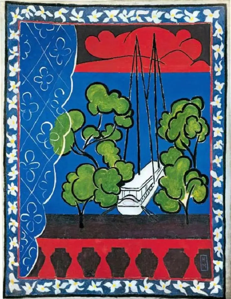 Vindue i Tahiti II - Henri Matisse