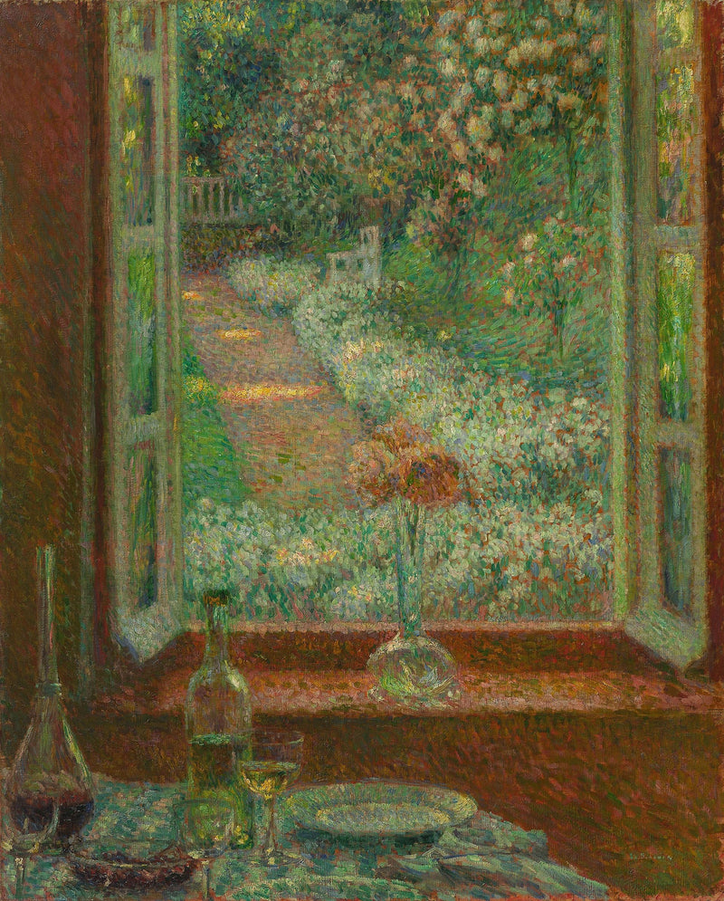 Vindue med øjer, Gerberoy - Henri Le Sidaner