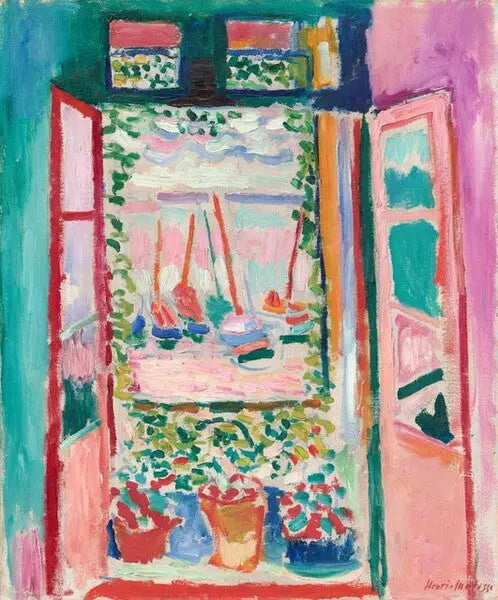 Åben vindue, Collioure - Henri Matisse