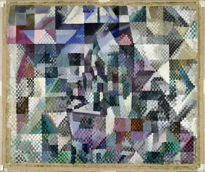 Vindue til byen nr. 3 - Robert Delaunay