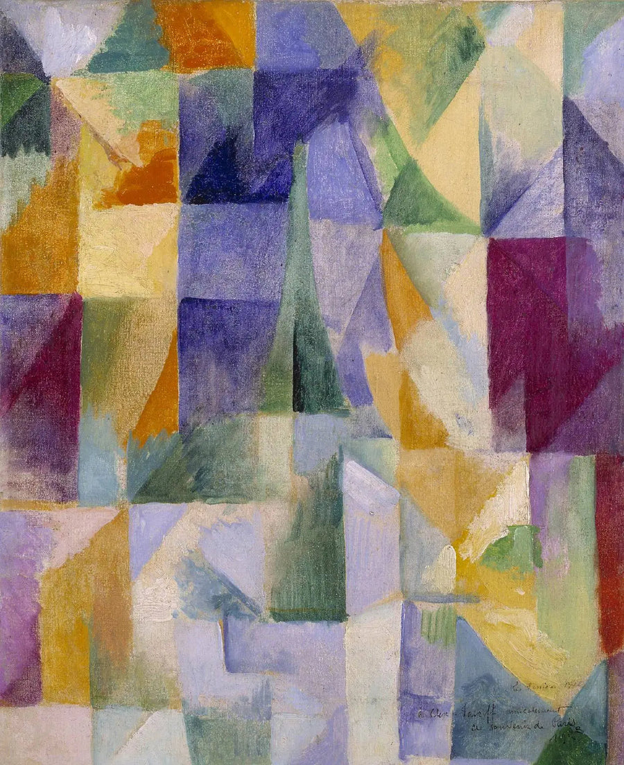 Åbne vinduer samtidig (1. del, 3. mønster) - Robert Delaunay