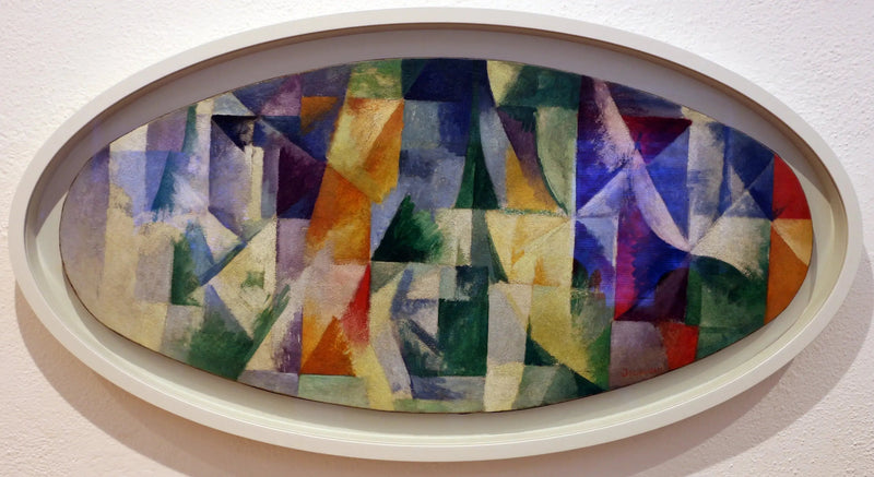 Åbne vinduer samtidig Første del 3. mønster - Robert Delaunay