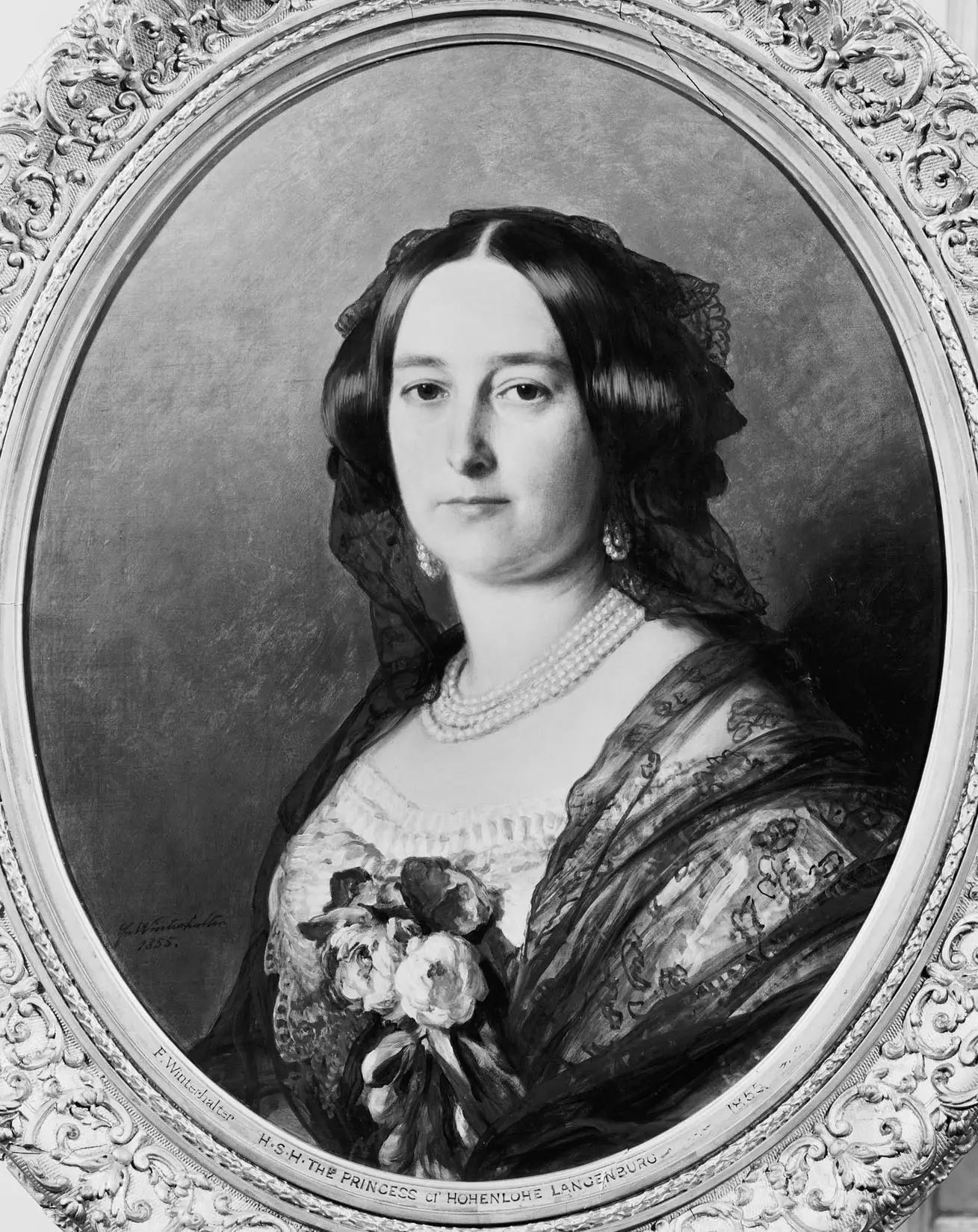 Féodora princesse de Hohenlohe-Langenbourg (1807-1872) - Franz Xaver Winterhalter - Alpha Reproduction