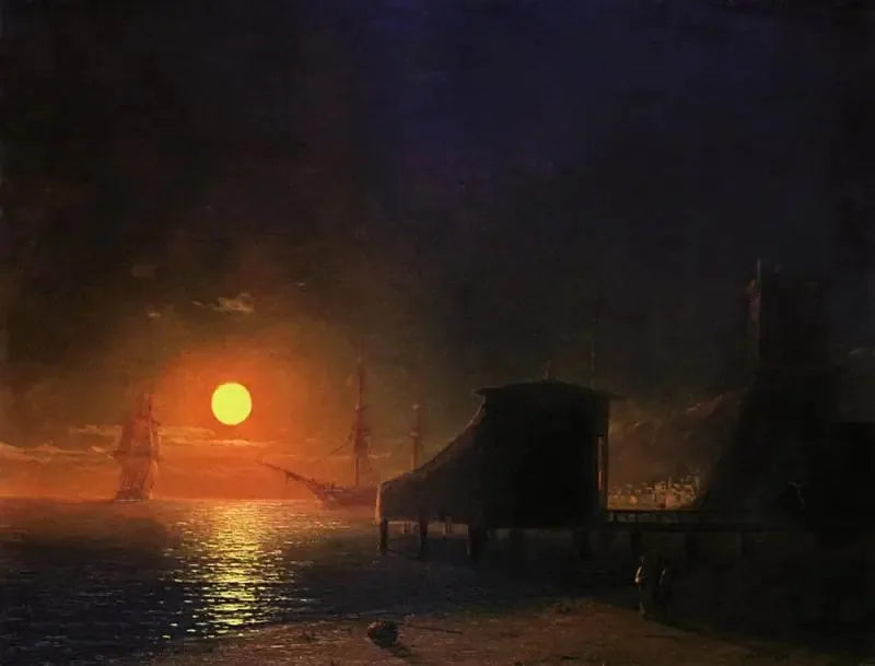 Feodosia. Månenat - Ivan Aïvazovski
