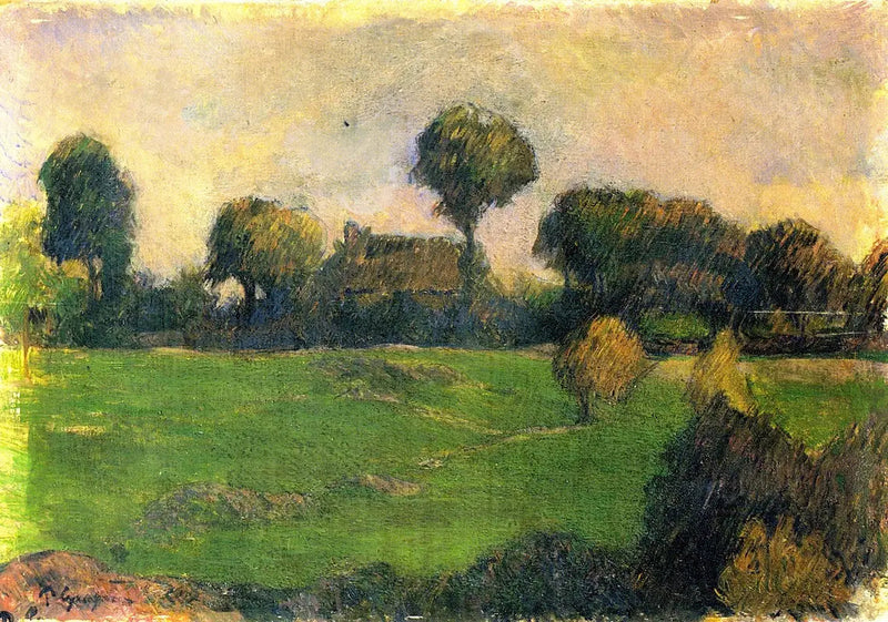 Gård i Bretagne I - Paul Gauguin