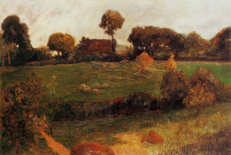 Reproduction du tableau « Ferme en Bretagne II - Paul Gauguin » par Alpha Reproduction en peinture à l’huile