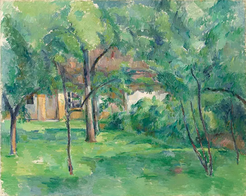 Gård i Normandiet, sommer (Hattenville) - Paul Cézanne