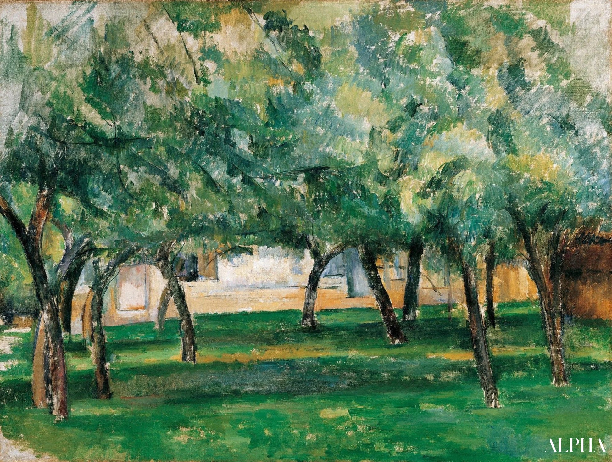 Ferme en Normandie - Paul Cézanne - Reproductions de tableaux et peintures haut de gamme