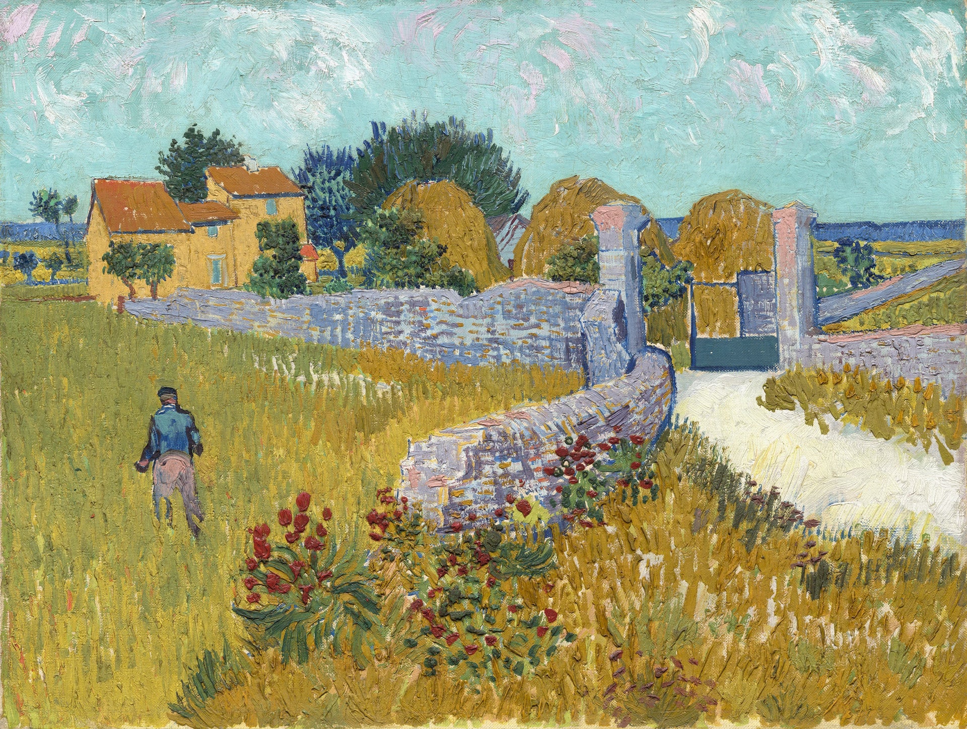 Ferme en Provence F565 de Vincent van Gogh, National Gallery of Art