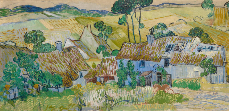 Hytter på en bakke - Vincent van Gogh