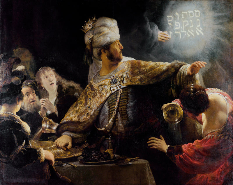 Belshazzars fest - Rembrandt