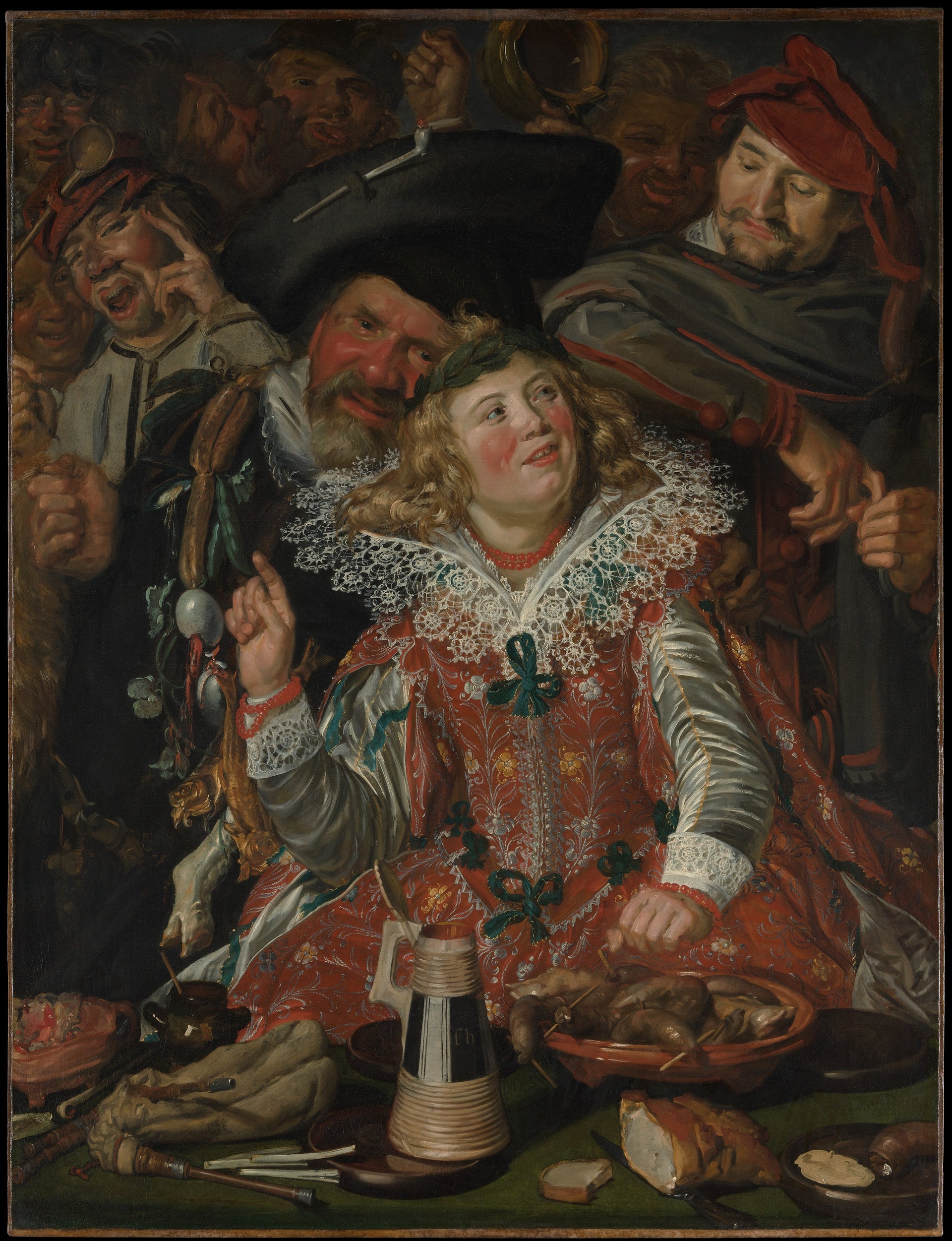 Fêtards au carnaval, Frans Hals