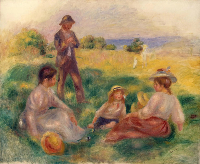 Fest på landet i Berneval - Pierre-Auguste Renoir