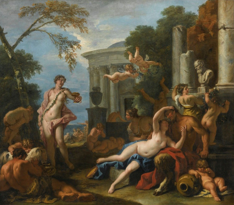 Silènes fest (privatsamling) - Sebastiano Ricci