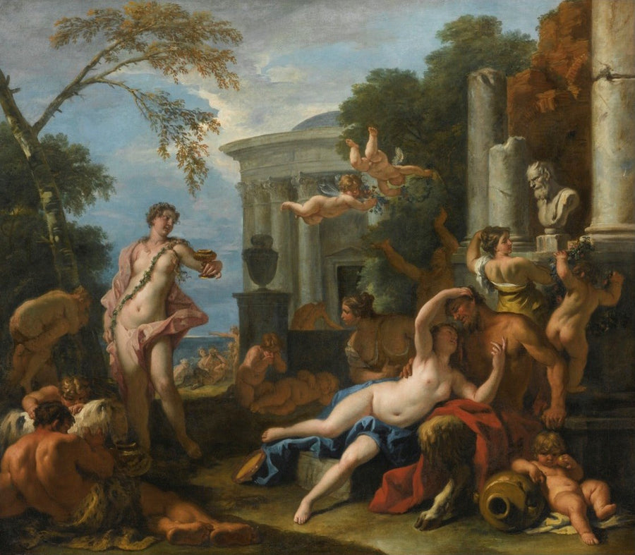 Silènes fest (privatsamling) - Sebastiano Ricci