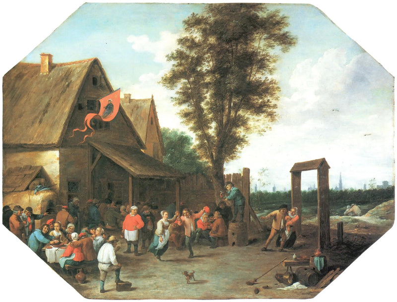Sankt Georgs landsbyfest - David Teniers den Yngre