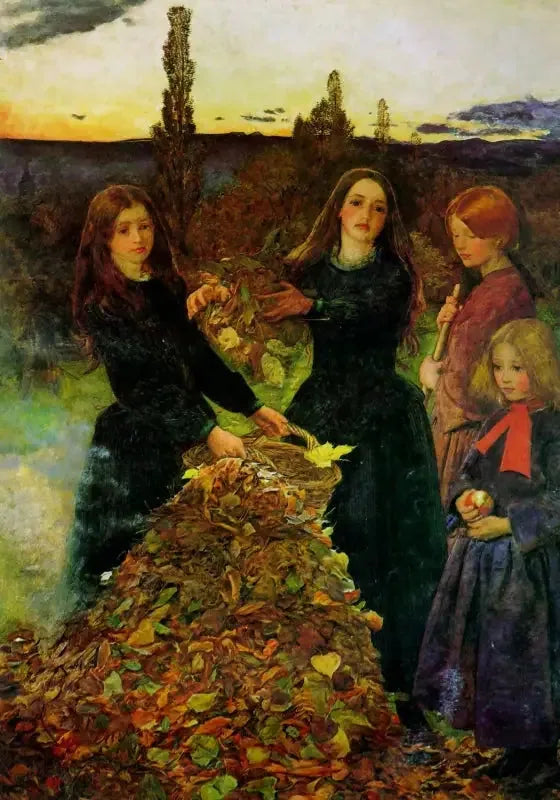 Efterårsblade - John Everett Millais
