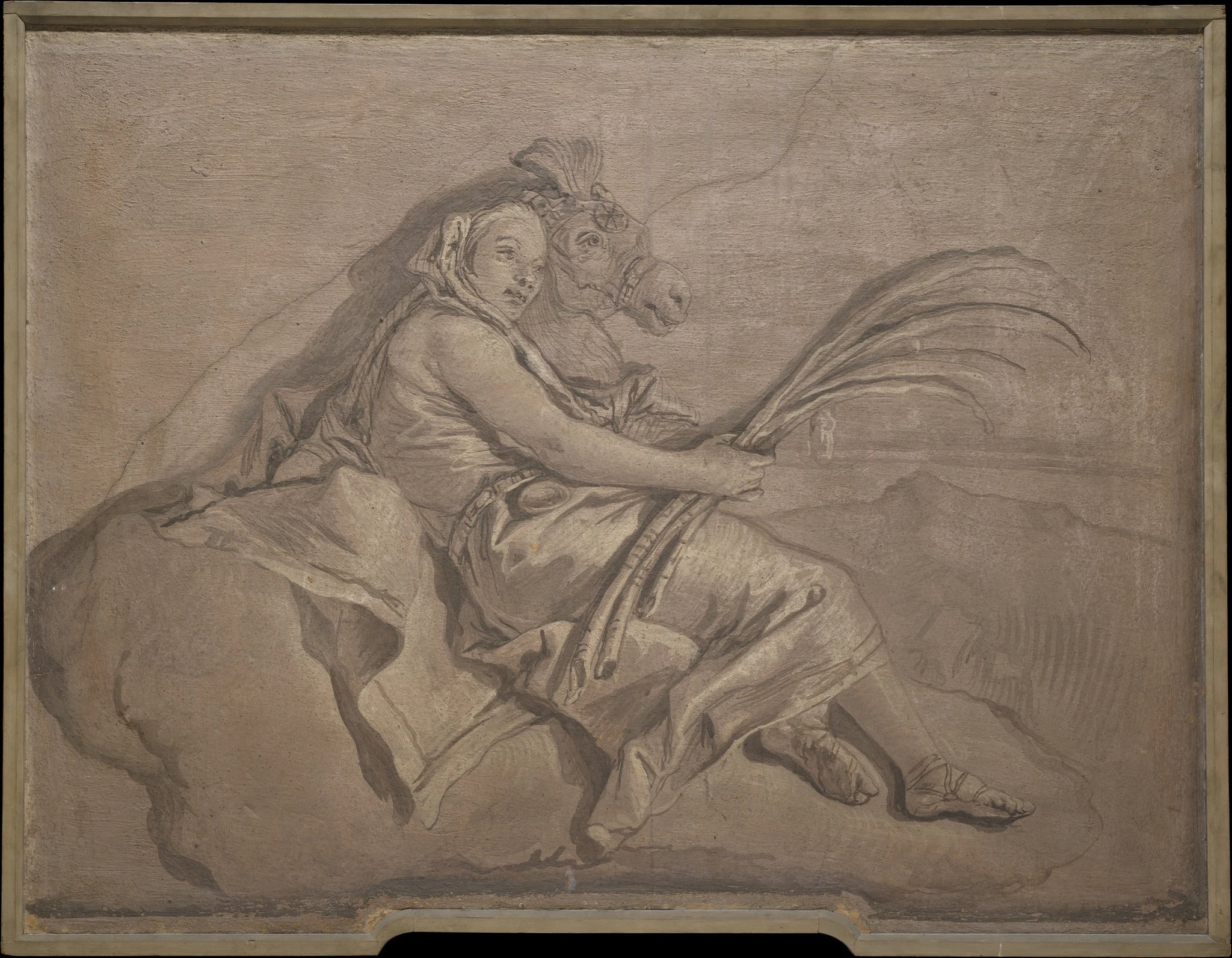 Figure allégorique représentant l'Asie - Giovanni Domenico Tiepolo