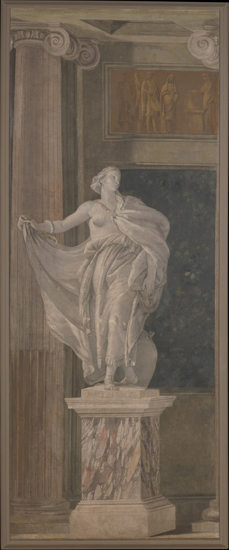 Figure allégorique représentant la métaphysique - Girolamo Mengozzi (called Colonna)|Giovanni Battista Tiepolo