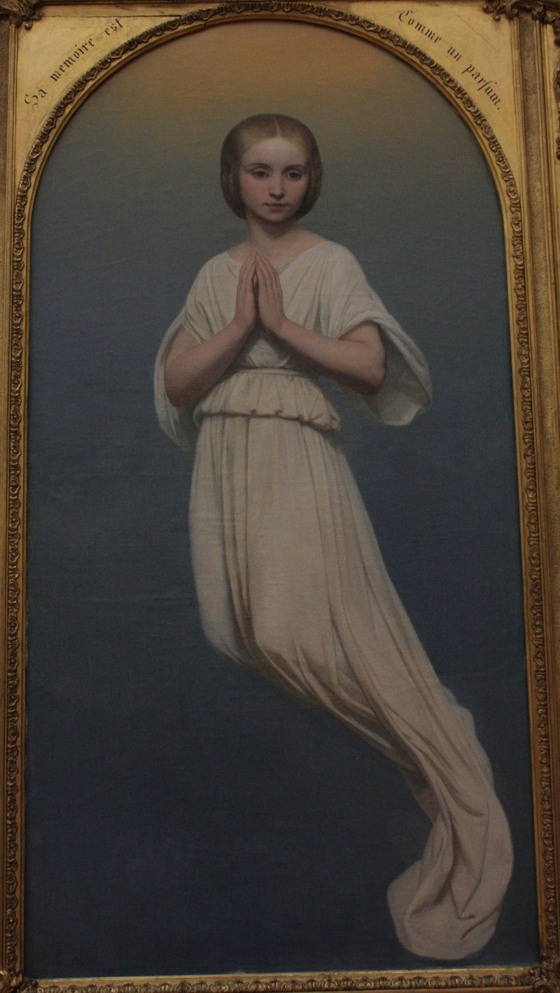 Englefigur, der forestiller Mademoiselle de Montblanc efter hendes død - Ary Scheffer