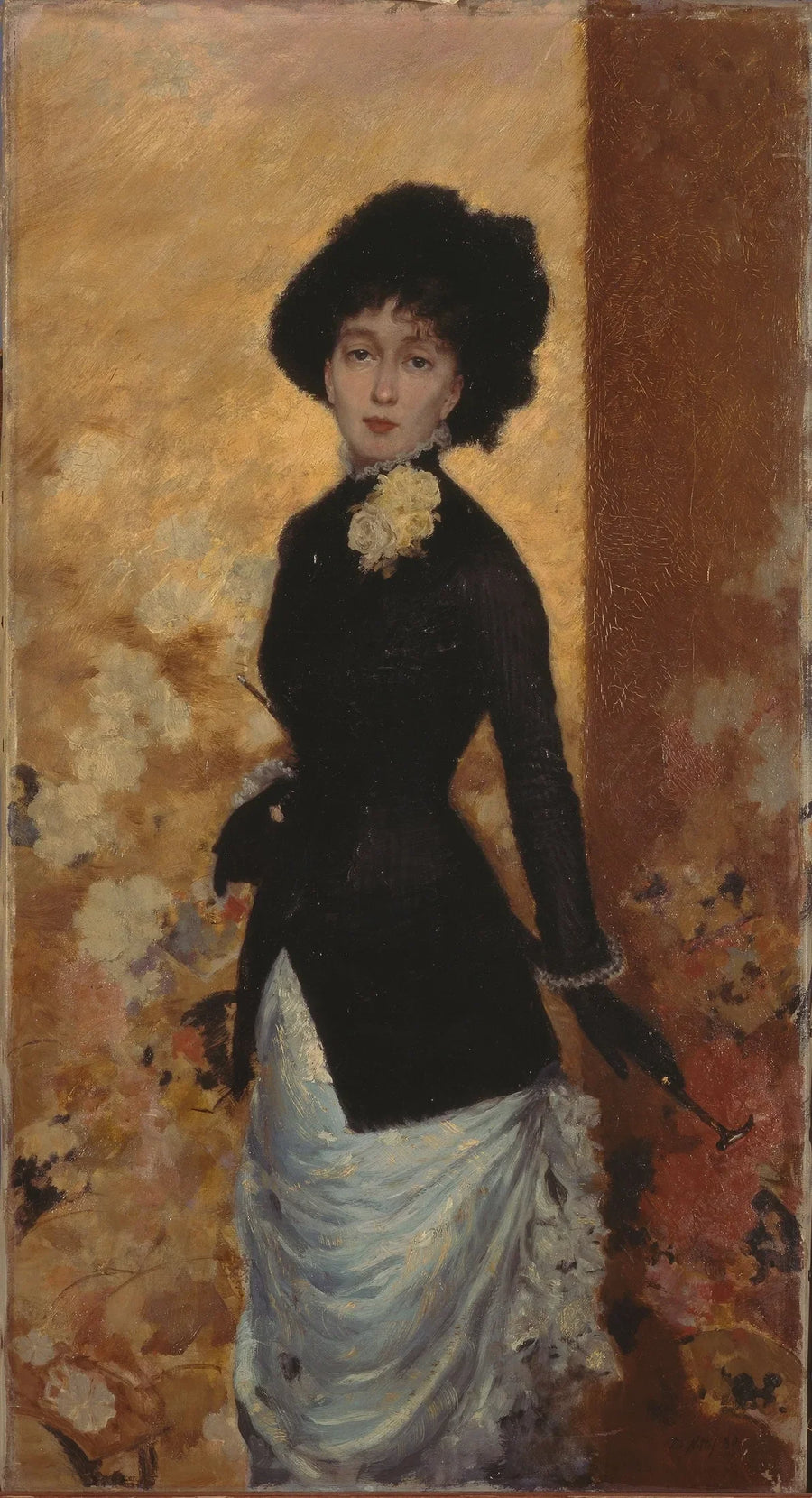 Kvindefigur (Léontine De Nittis) - Giuseppe De Nittis