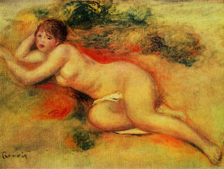 Nøgenfigur af en pige - Pierre-Auguste Renoir