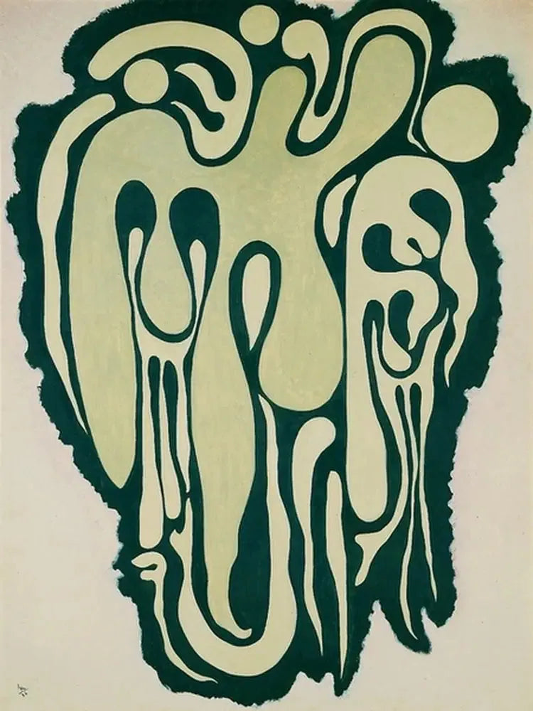 Grøn figur - Vassily Kandinsky